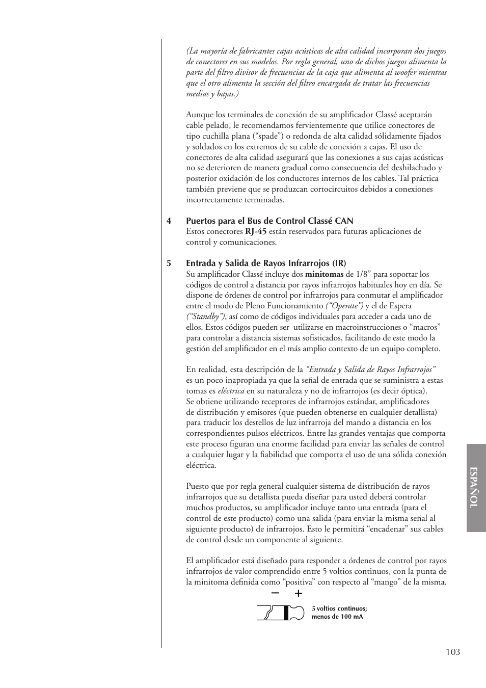 Classe Audio CA-5200 User Manual | Page 103 / 136