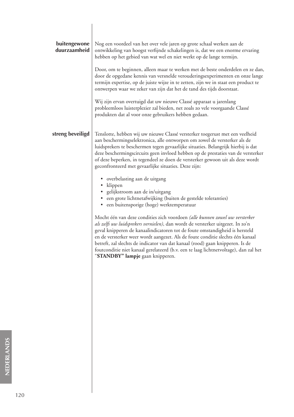 Classe Audio CA-5200 User Manual | Page 120 / 136