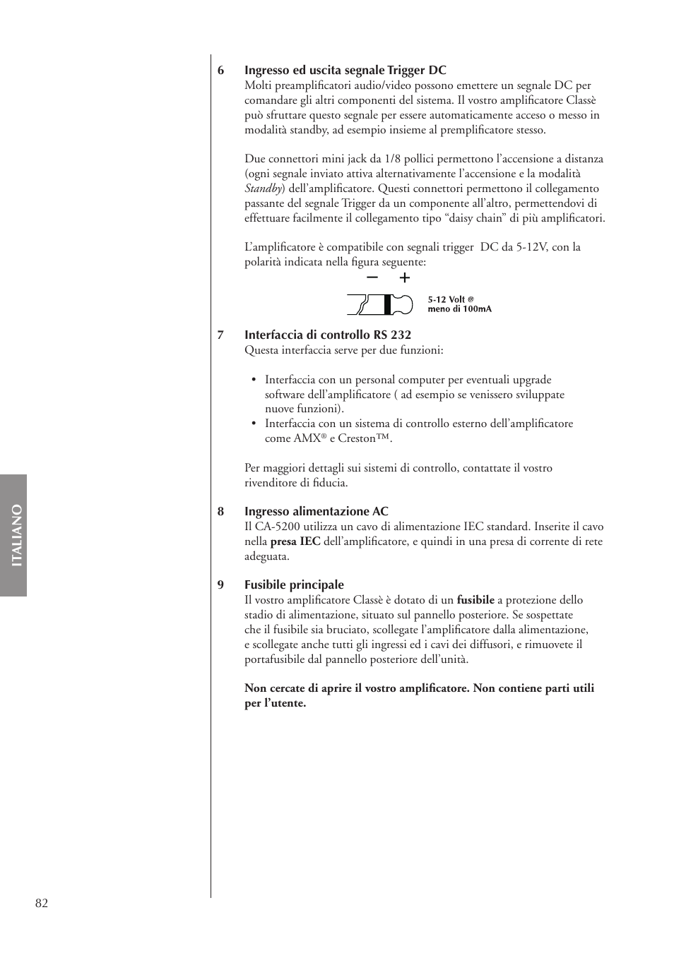 Classe Audio CA-5200 User Manual | Page 82 / 136