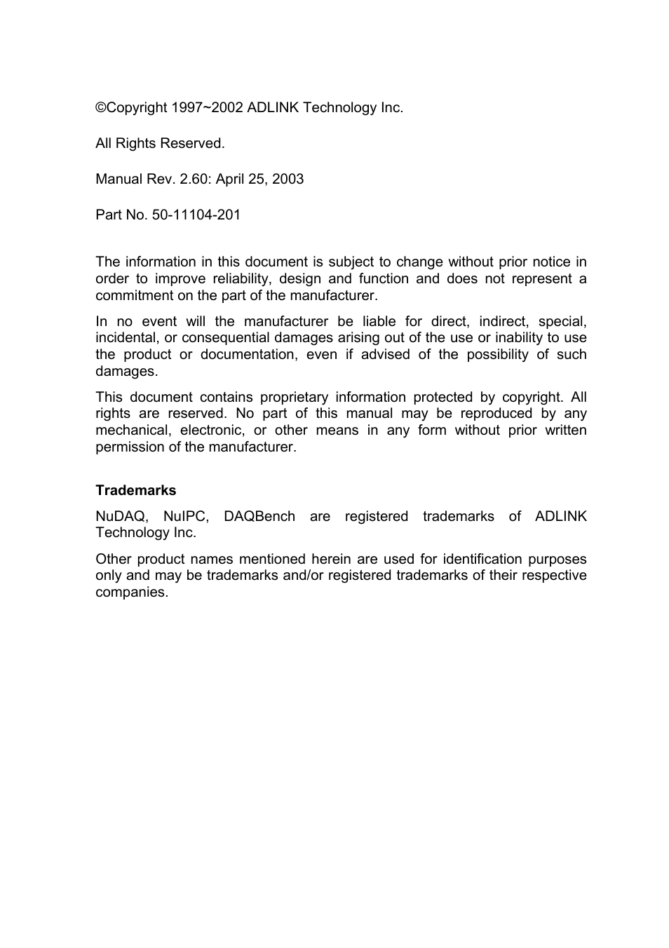 ADLINK cPCI-7249R User Manual | Page 3 / 57