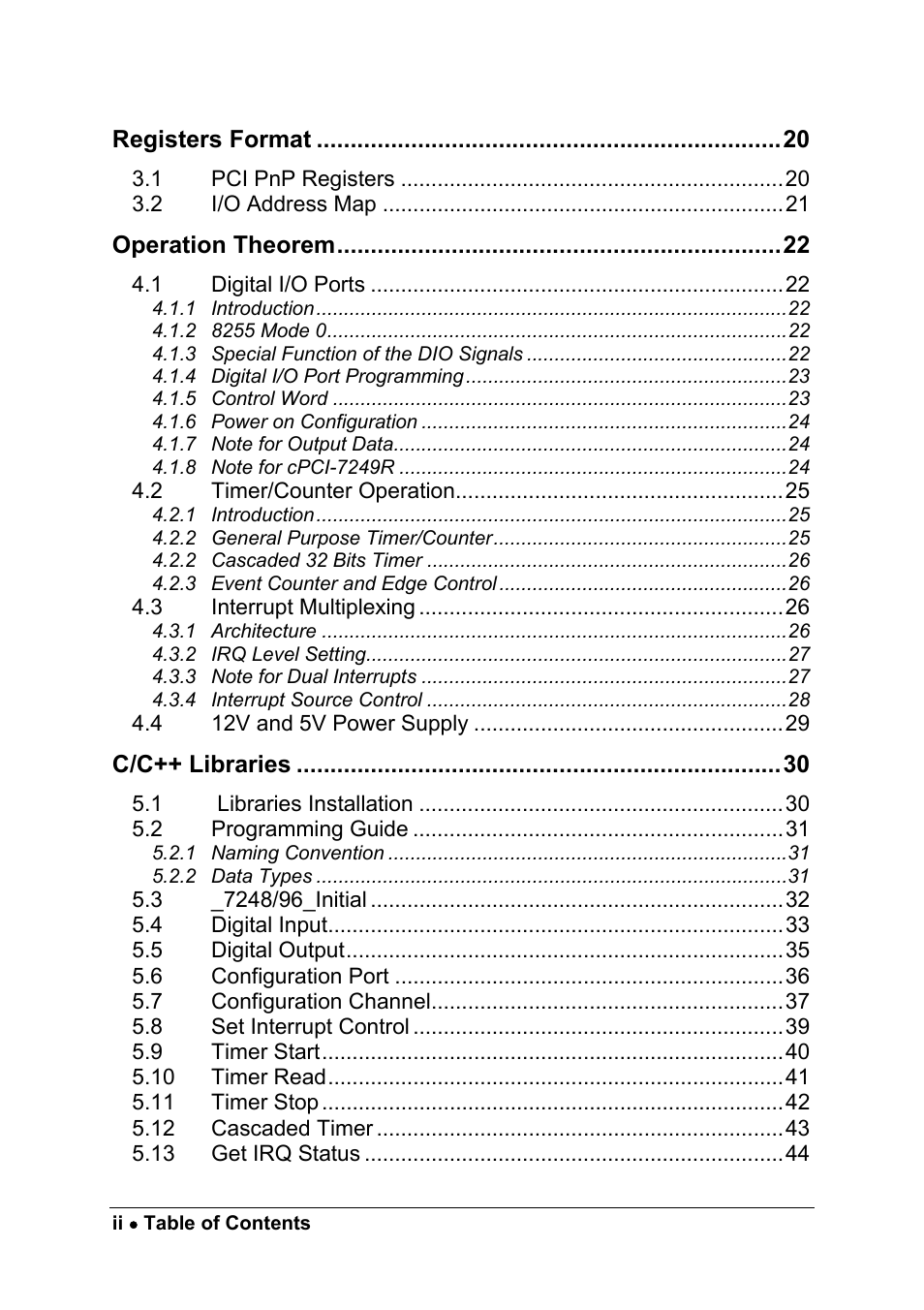 ADLINK cPCI-7249R User Manual | Page 6 / 57