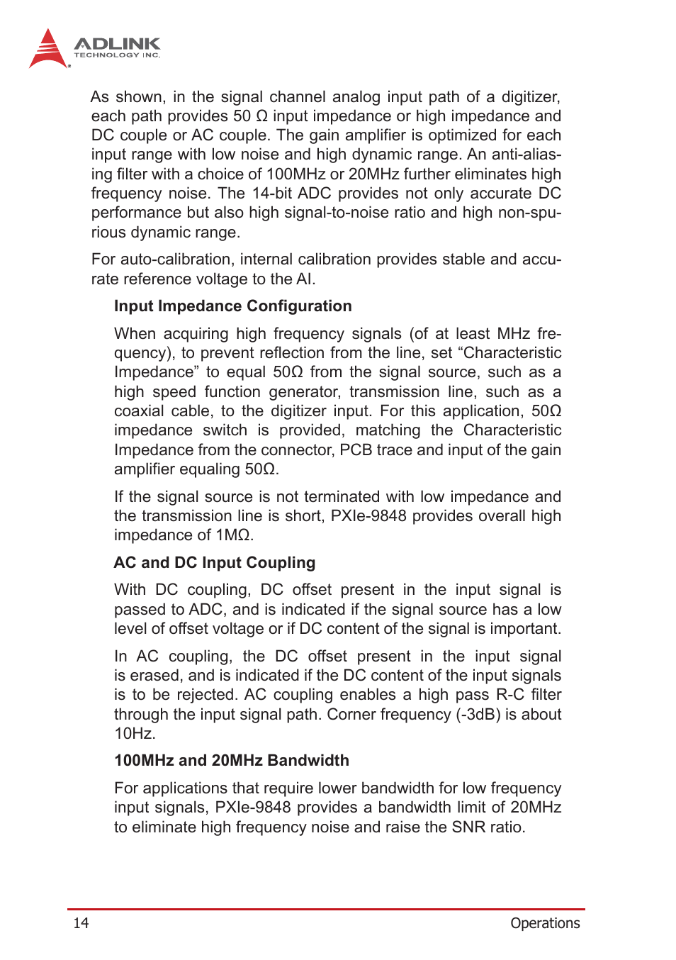 ADLINK PXIe-9848 User Manual | Page 24 / 44