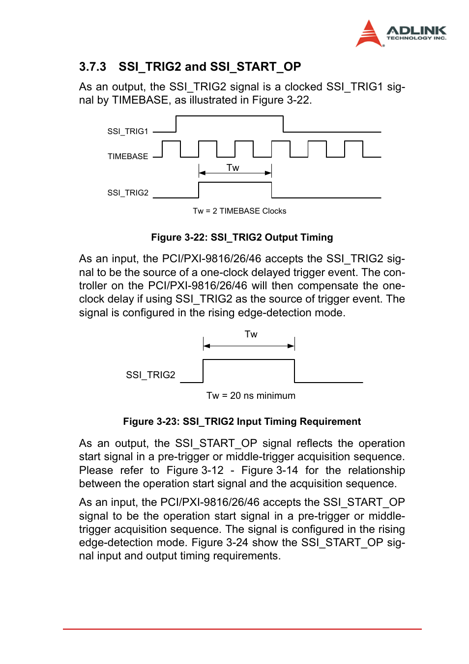 3 ssi_trig2 and ssi_start_op, Ssi_trig2 and ssi_start_op | ADLINK PCI-9846 User Manual | Page 59 / 66