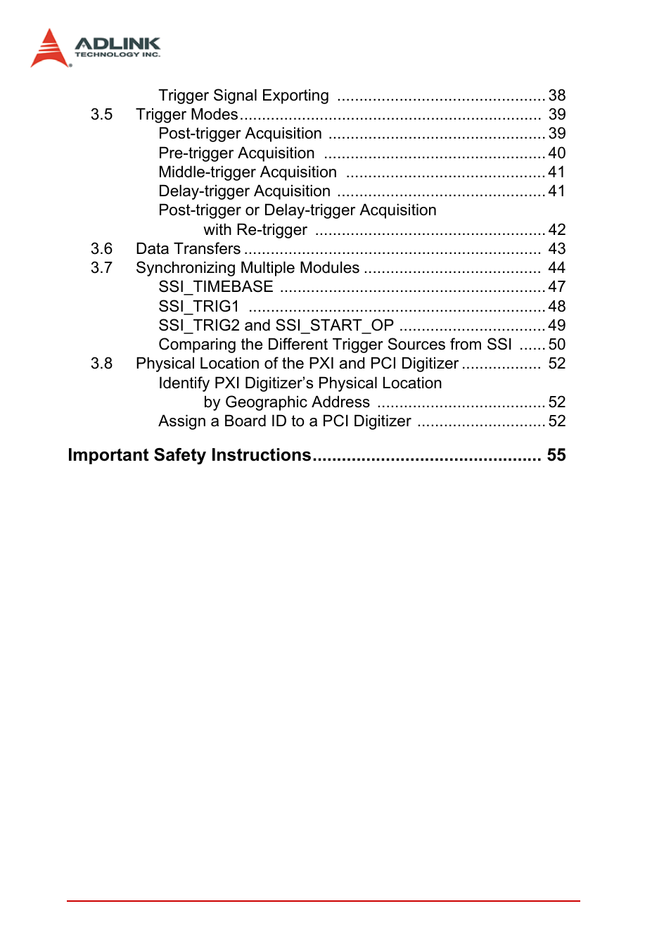 ADLINK PCI-9846 User Manual | Page 6 / 66