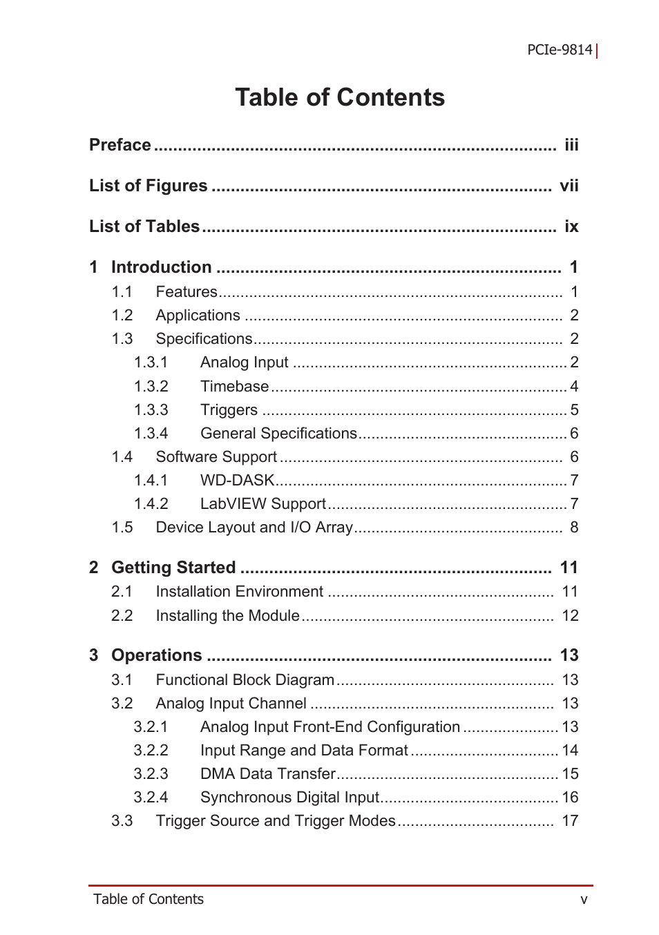 ADLINK PCIe-9814 User Manual | Page 5 / 46