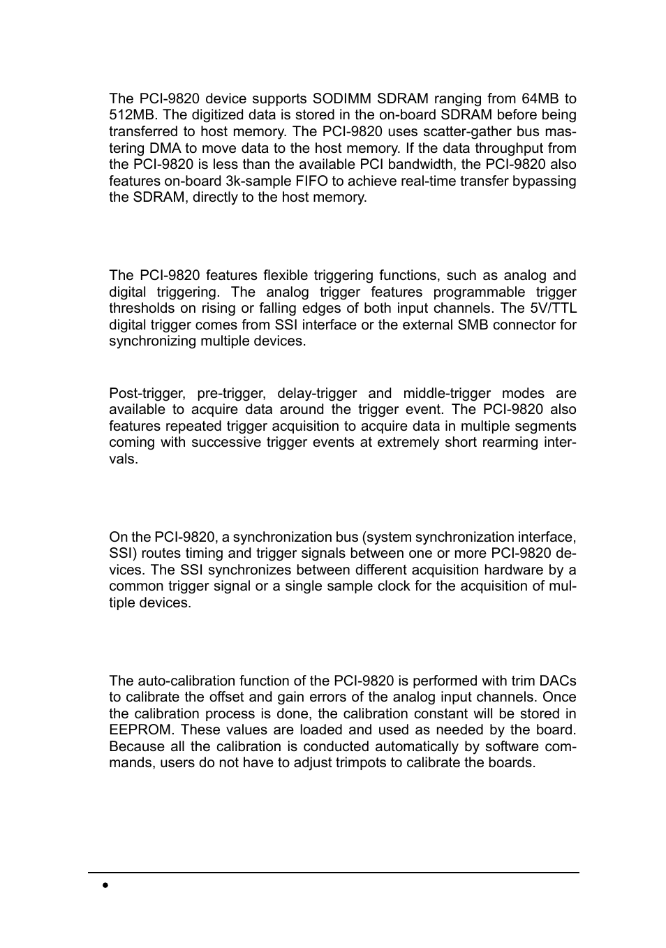 ADLINK PCI-9820 User Manual | Page 12 / 43