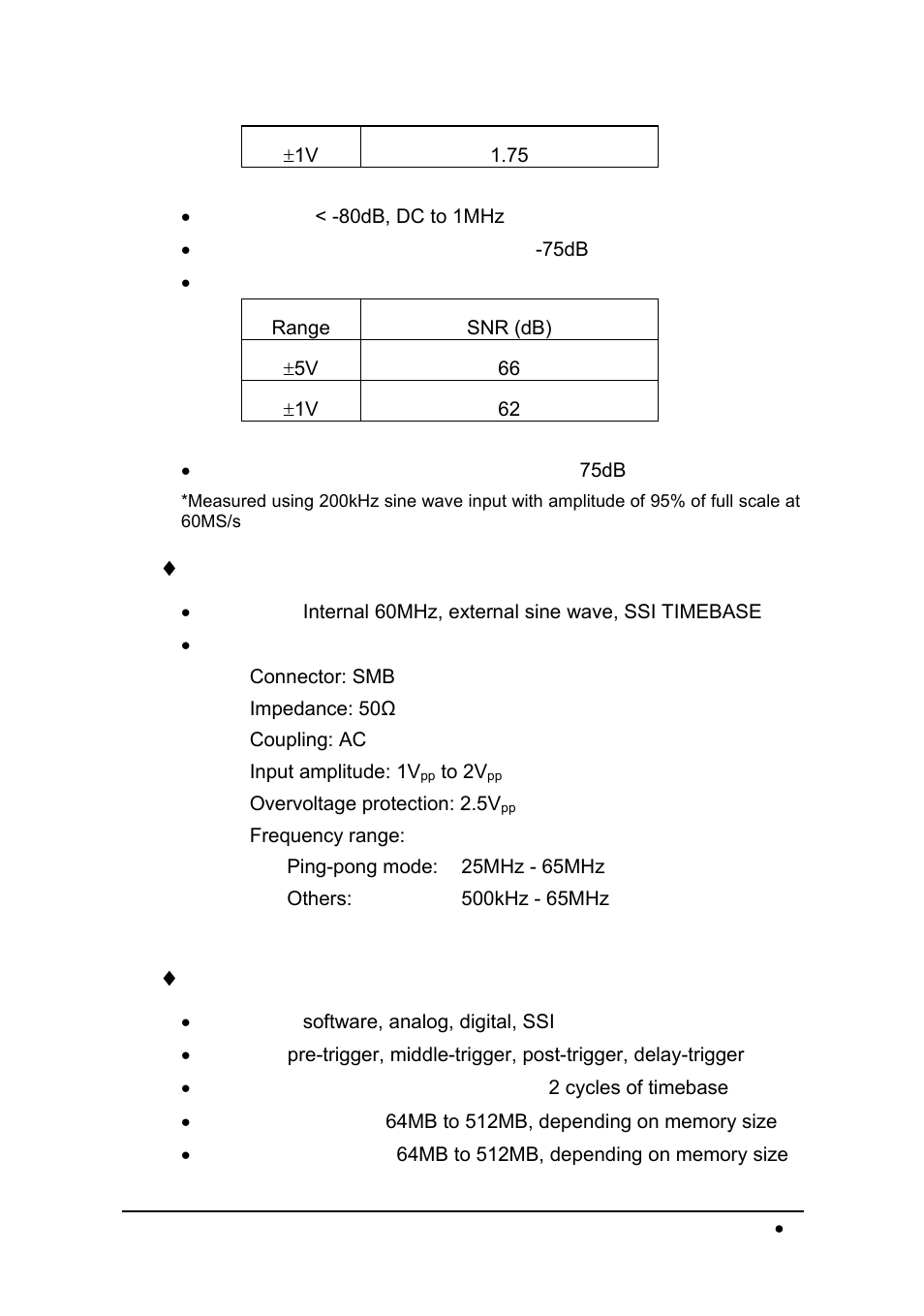 Timebase system, Triggering | ADLINK PCI-9820 User Manual | Page 15 / 43