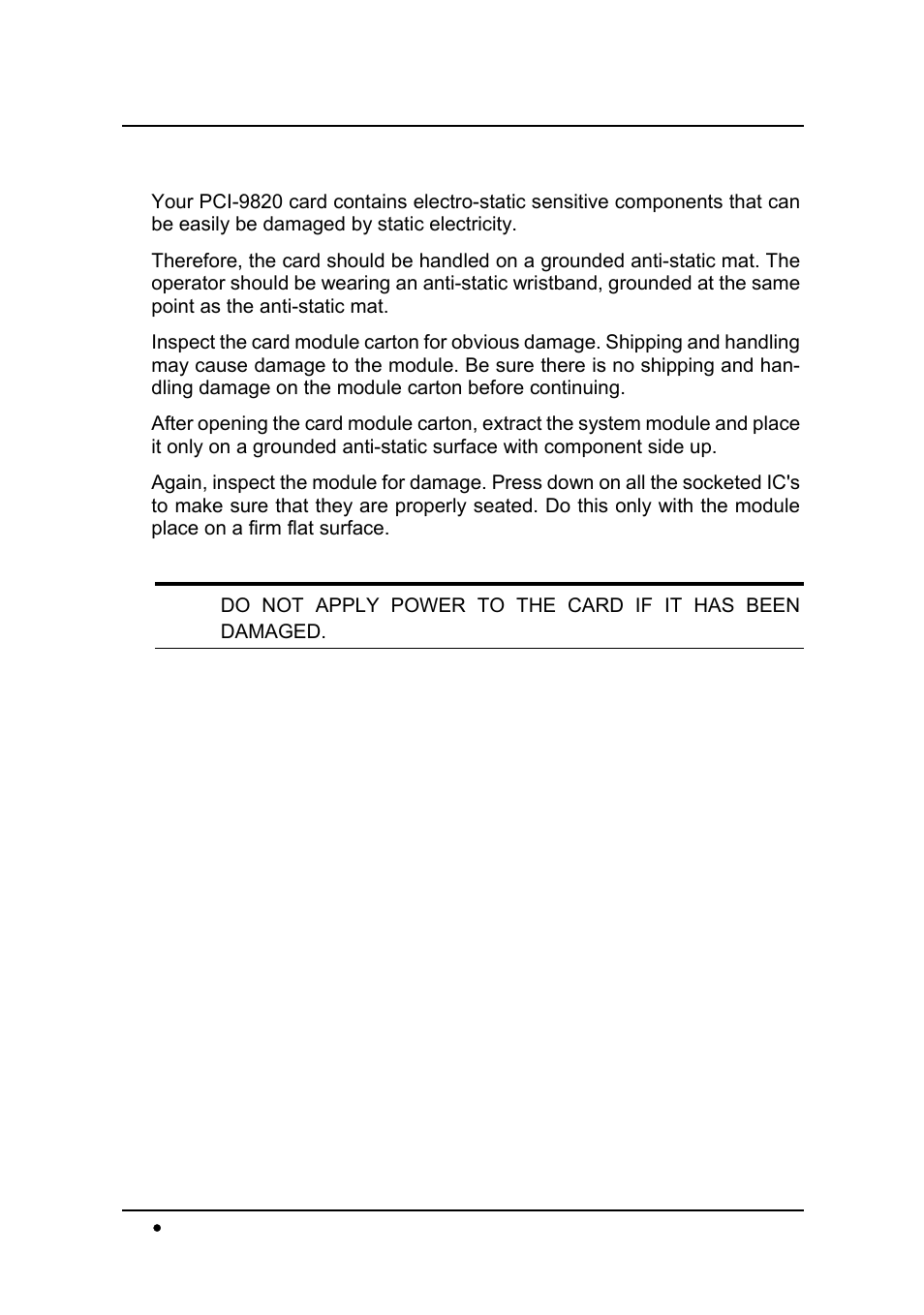 2 unpacking | ADLINK PCI-9820 User Manual | Page 22 / 43