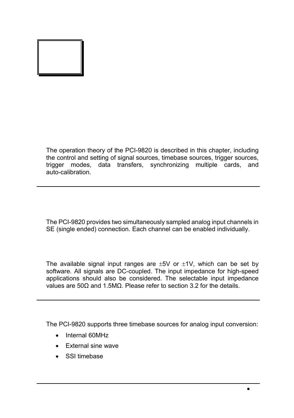 Operation theory | ADLINK PCI-9820 User Manual | Page 29 / 43