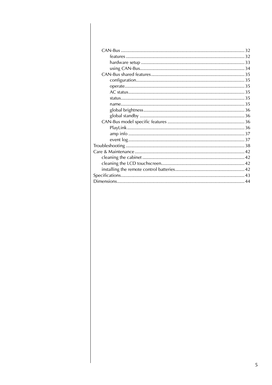 Classe Audio CAP-2100 User Manual | Page 5 / 46