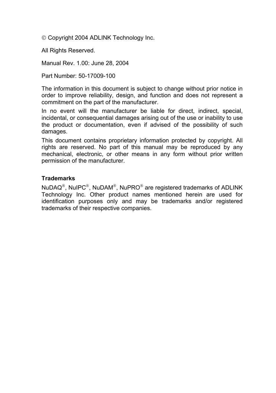 ADLINK PXI-7931 User Manual | Page 2 / 39