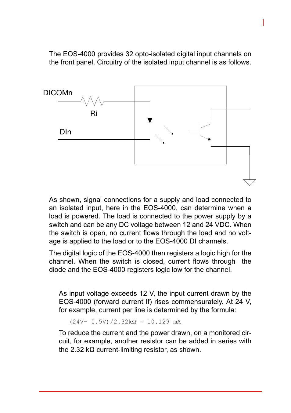 2 general purpose digital input (edi), General purpose digital input (edi) | ADLINK EOS-4000 User Manual | Page 37 / 80