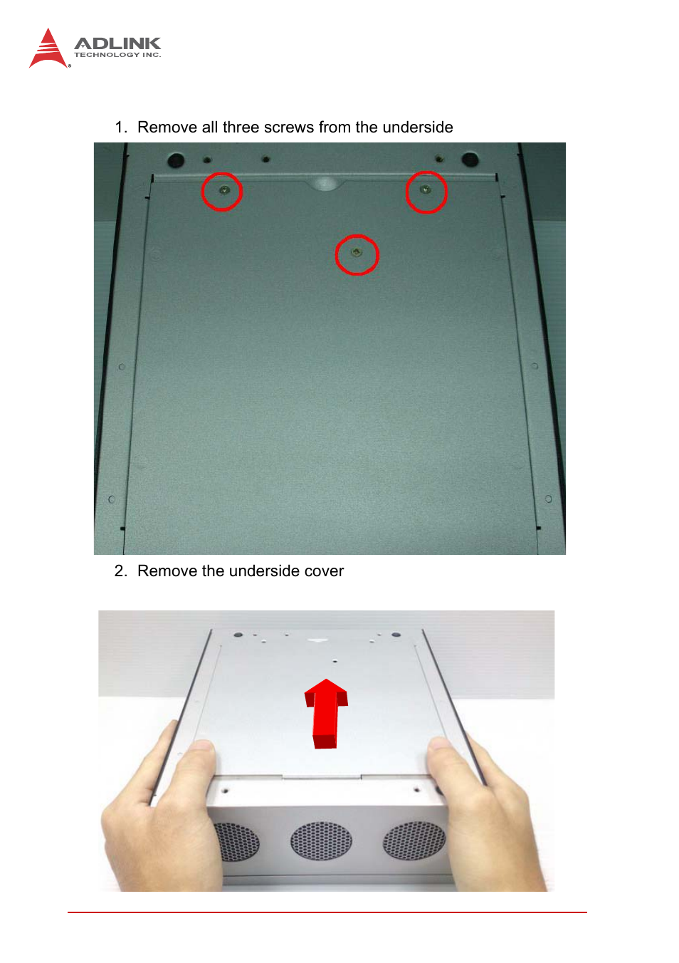 3 installing a hard disk drive, Installing a hard disk drive | ADLINK EOS-4000 User Manual | Page 42 / 80