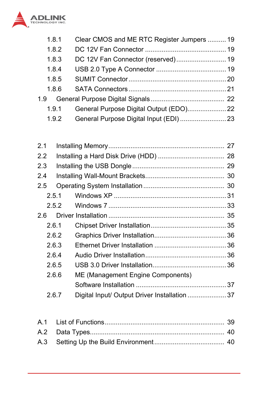 ADLINK EOS-1200 User Manual | Page 6 / 108