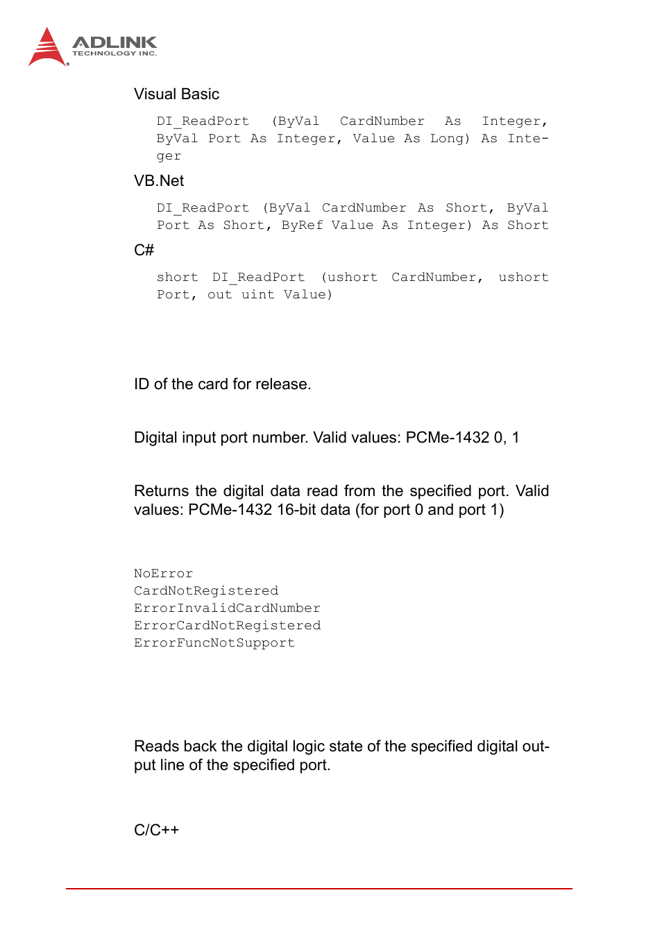 A.1.3 do_readline, A.1.3, Do_readline | ADLINK EOS-1200 User Manual | Page 62 / 108