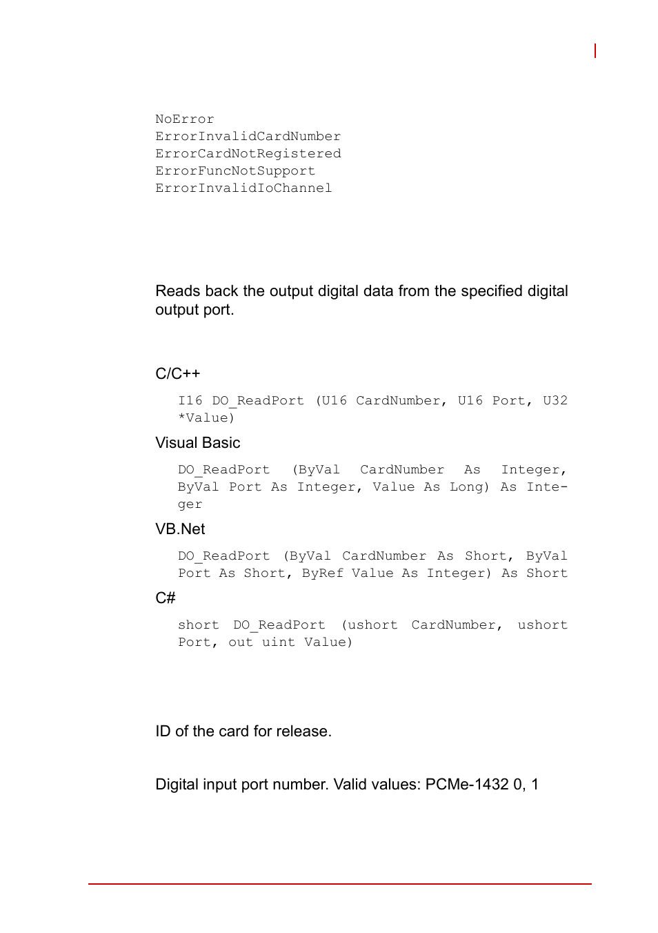 A.1.5 do_readport, A.1.5, Do_readport | ADLINK EOS-1200 User Manual | Page 65 / 108