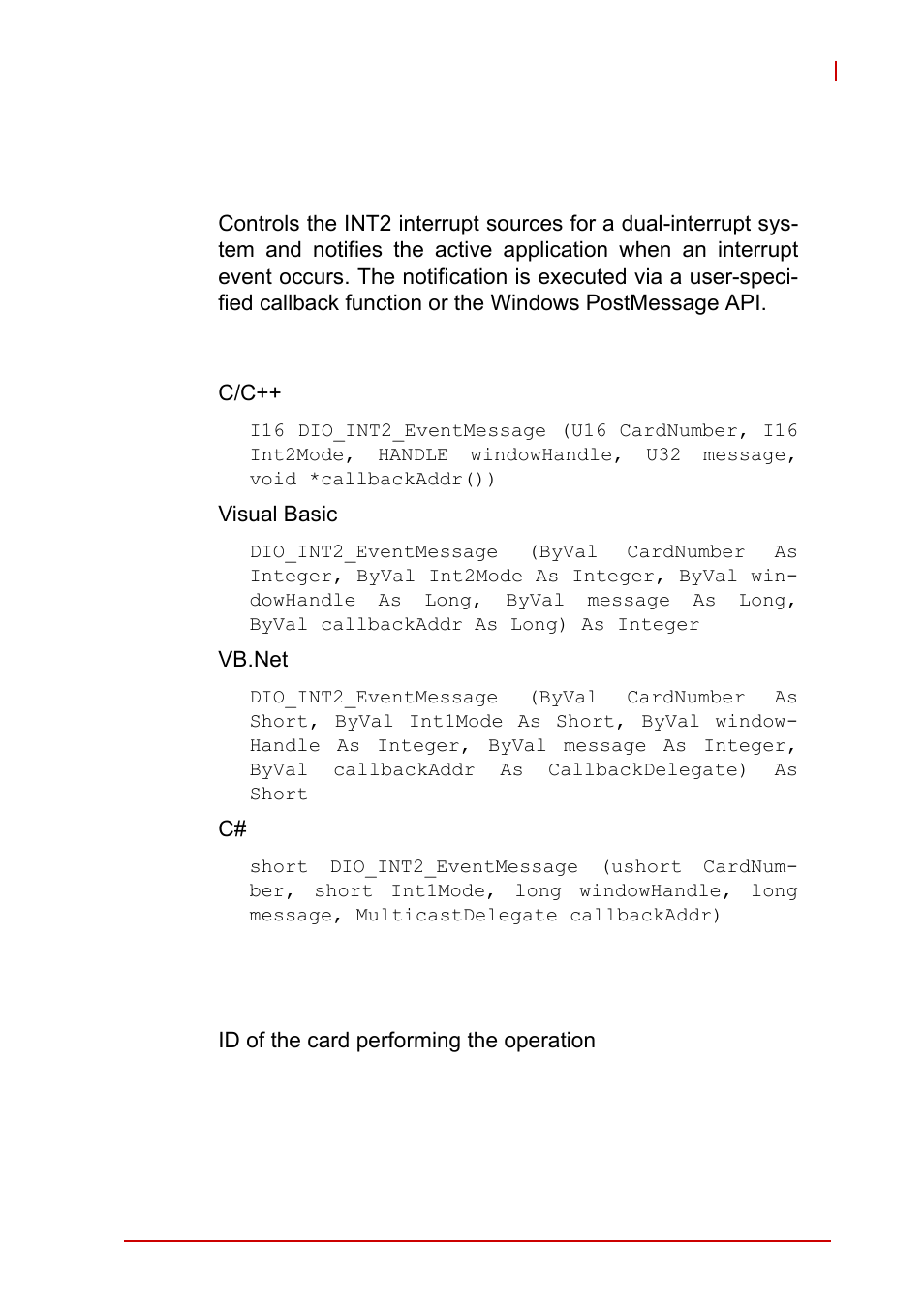 A.1.3 dio_int2_eventmessage, A.1.3, Dio_int2_eventmessage | ADLINK EOS-1200 User Manual | Page 71 / 108