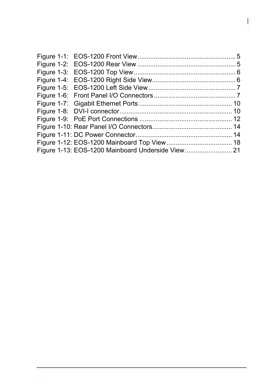 List of figures | ADLINK EOS-1200 User Manual | Page 9 / 108