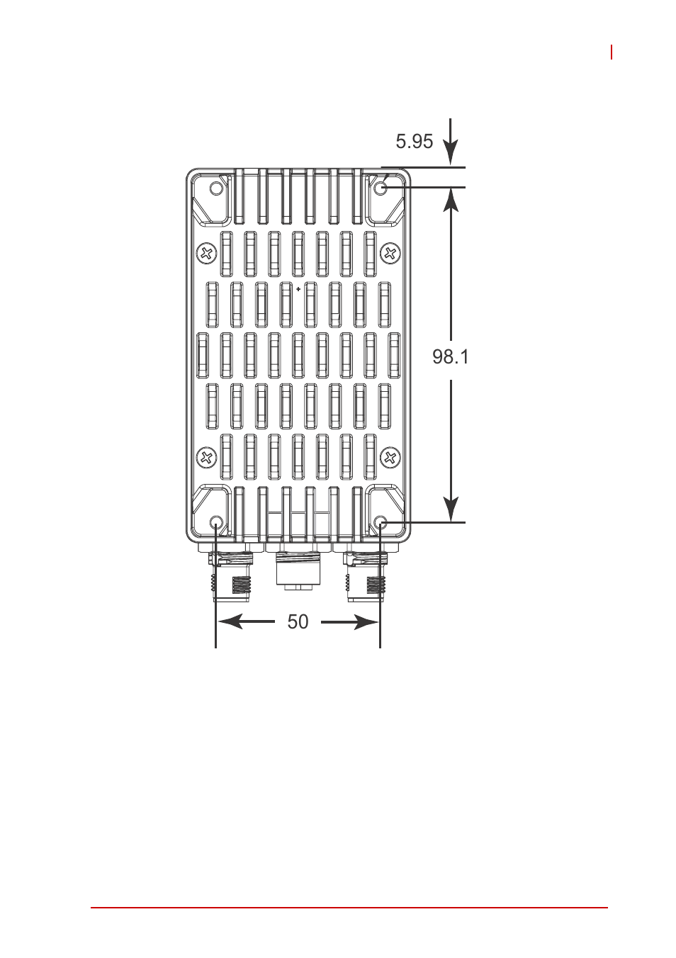 Figure 1-2: neon-1020/1040 rear view | ADLINK NEON-1020 User Manual | Page 15 / 40