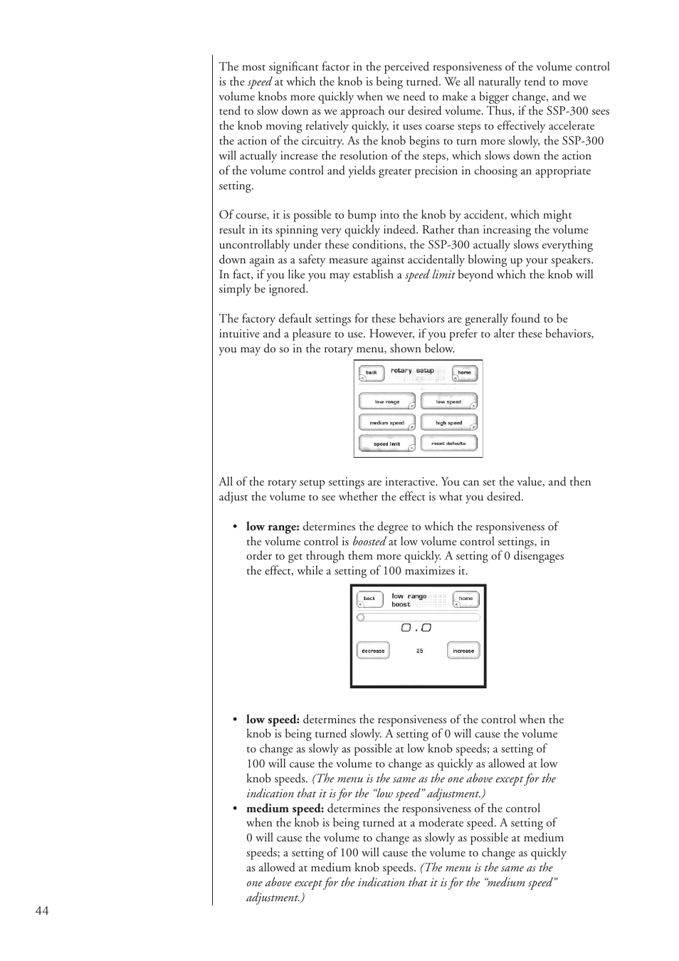 Classe Audio SSP-300 User Manual | Page 44 / 62