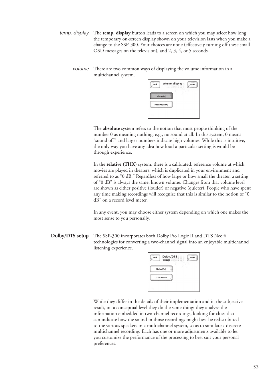 Classe Audio SSP-300 User Manual | Page 53 / 62