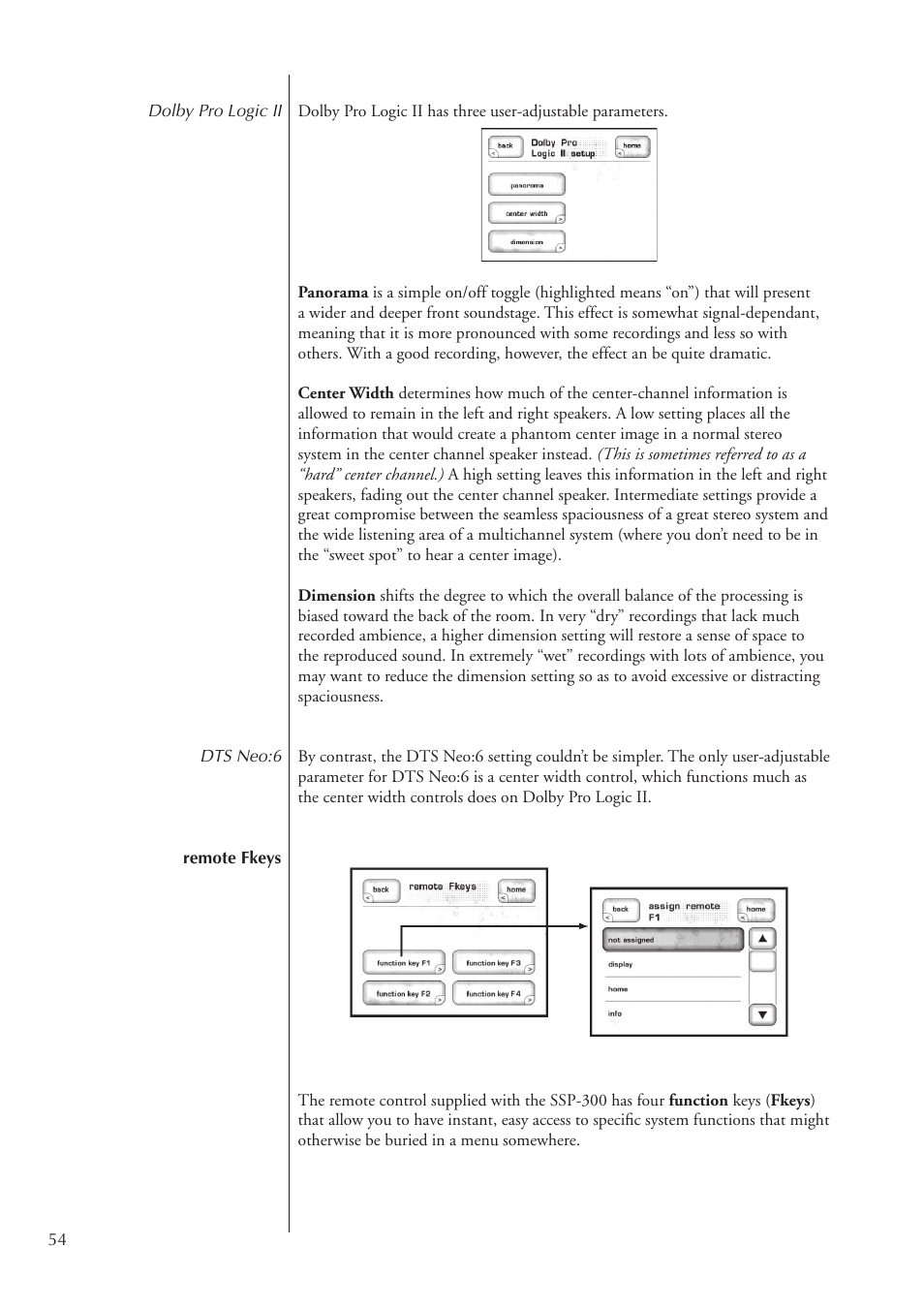 Classe Audio SSP-300 User Manual | Page 54 / 62