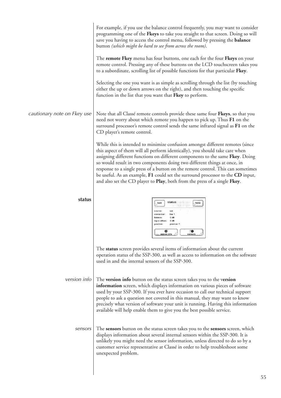 Classe Audio SSP-300 User Manual | Page 55 / 62