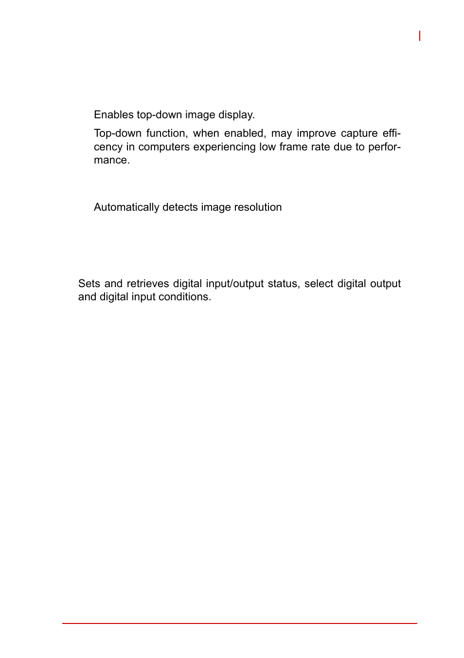 A.0.8 image size menu, Top-down, Auto detect | A.0.9 tool menu, Di/o, A.0.8, Image size menu, A.0.9, Tool menu | ADLINK PCIe-2602 User Manual | Page 49 / 60