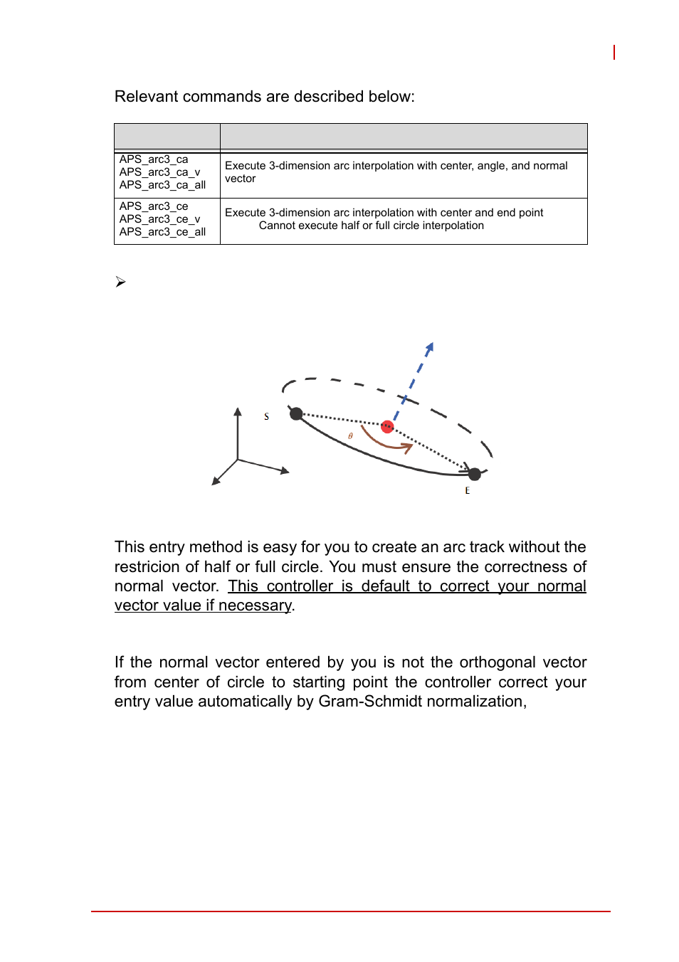 Figure 4-27, Three-dimension arc interpolation (method 1) | ADLINK AMP-208C User Manual | Page 123 / 193