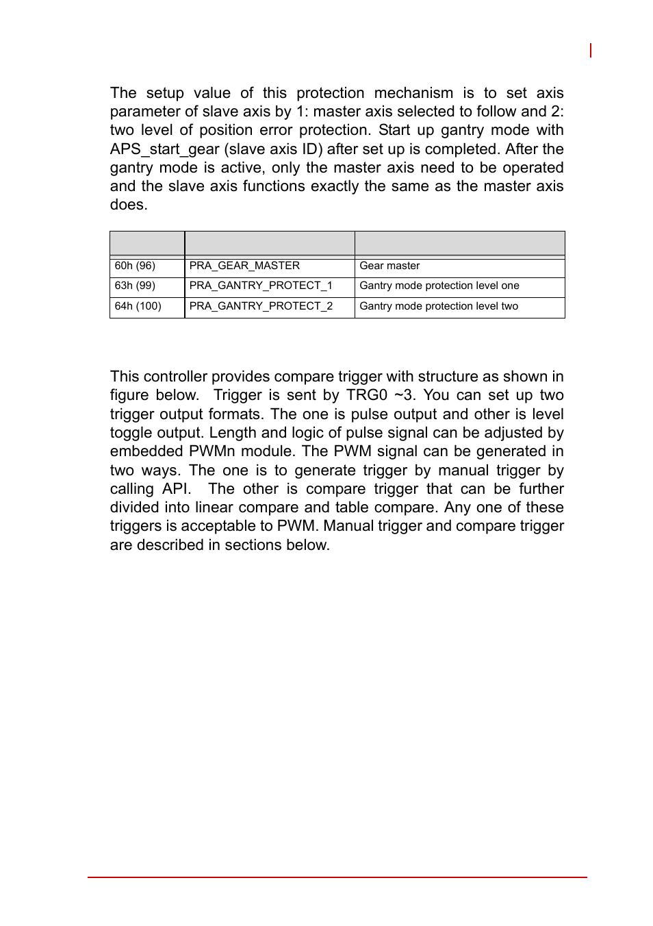 2 high speed position compare trigger, High speed position compare trigger | ADLINK AMP-208C User Manual | Page 148 / 193