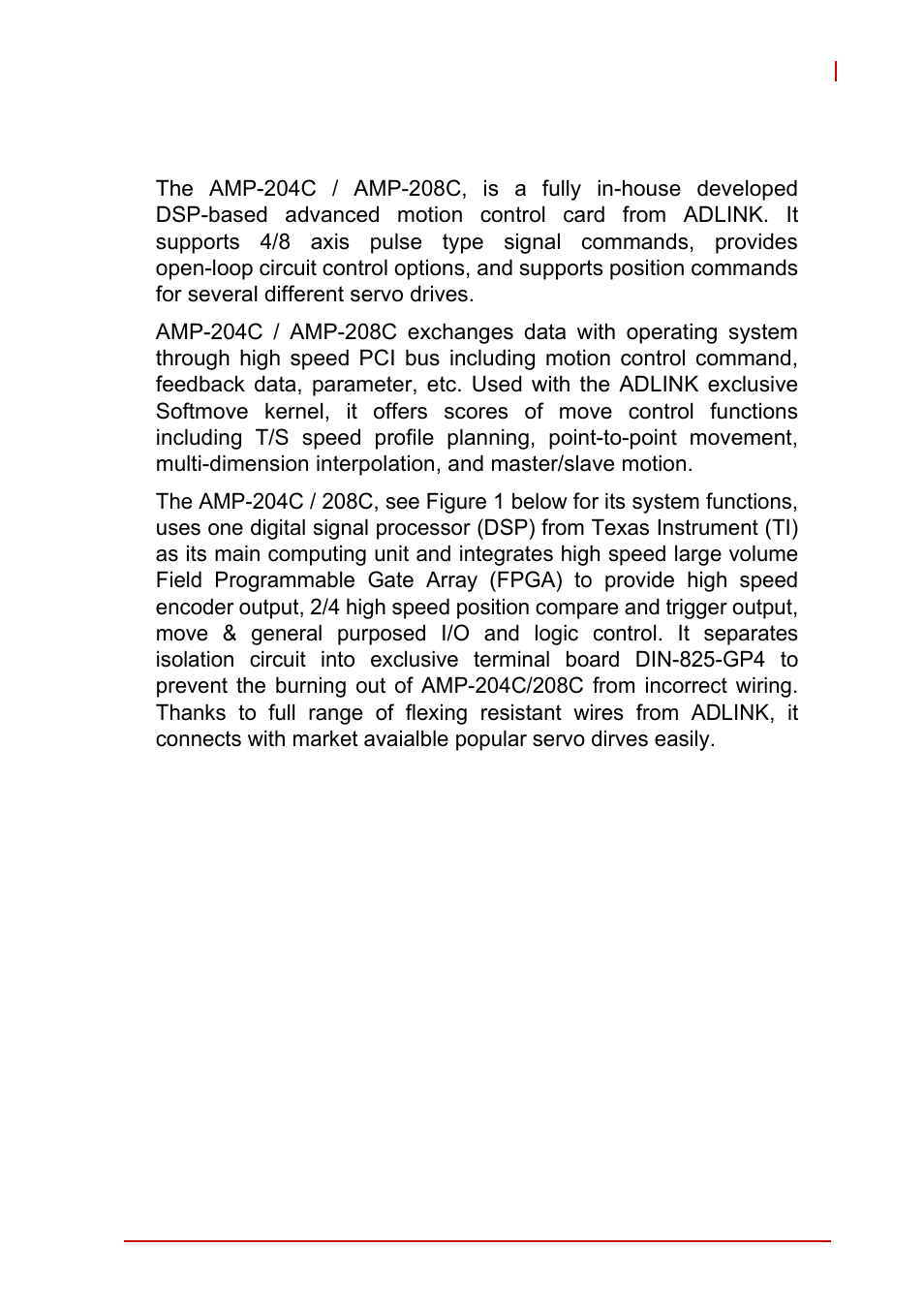 1 introduction, 1introduction | ADLINK AMP-208C User Manual | Page 15 / 193