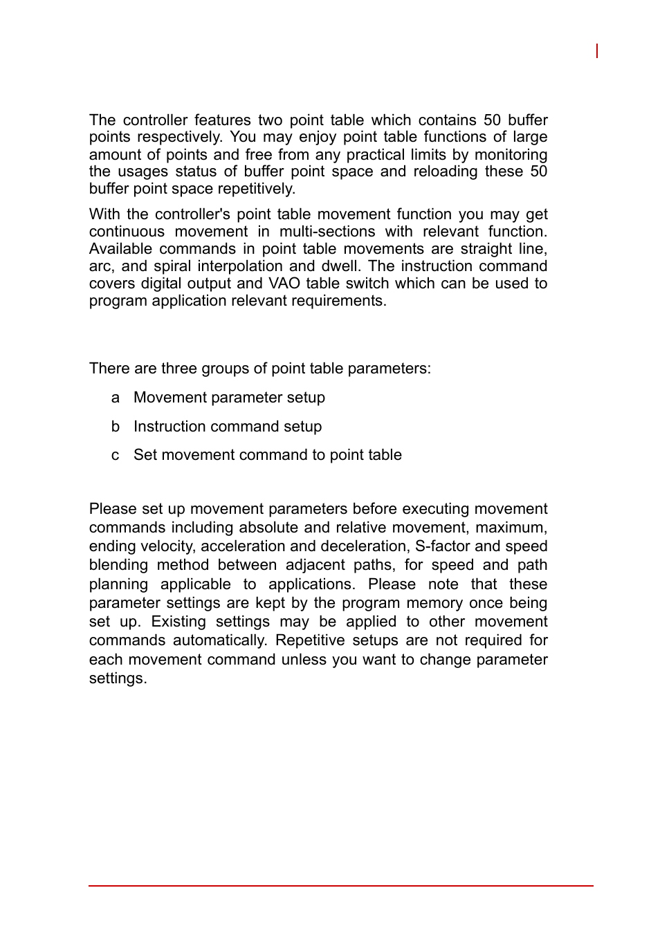 6 point table movement, Point table movement | ADLINK AMP-208C User Manual | Page 170 / 193