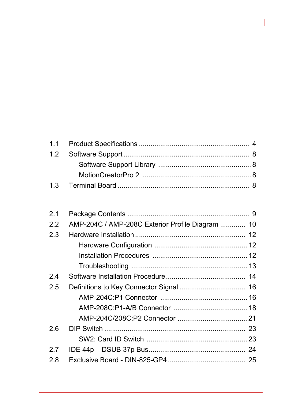 ADLINK AMP-208C User Manual | Page 5 / 193