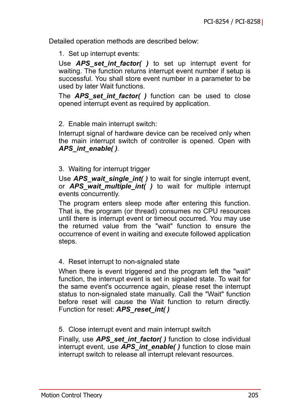 ADLINK PCI-8258 User Manual | Page 219 / 226