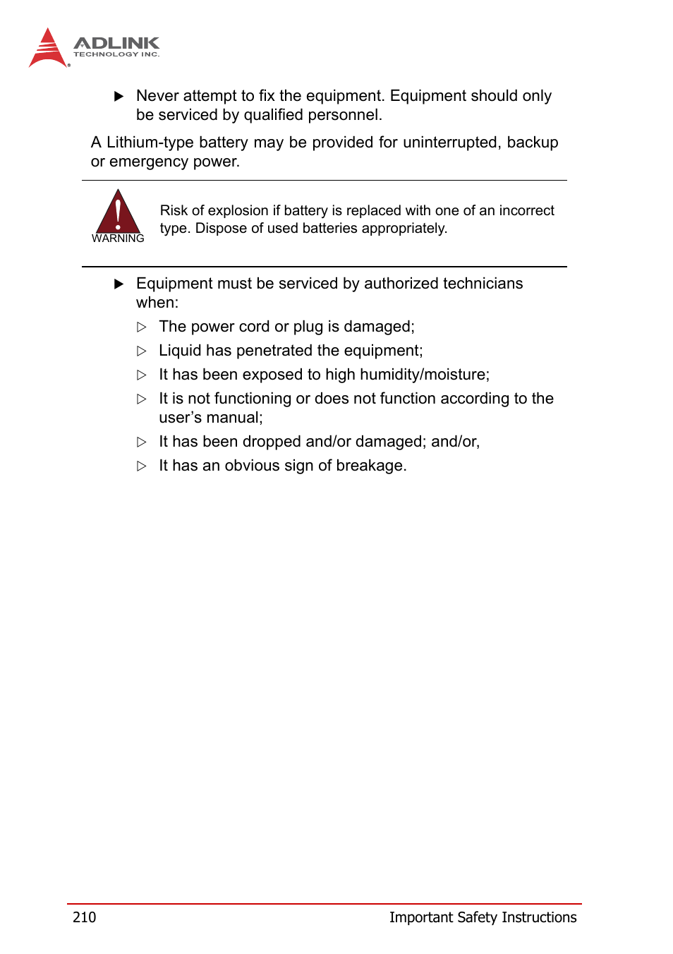 ADLINK PCI-8258 User Manual | Page 224 / 226