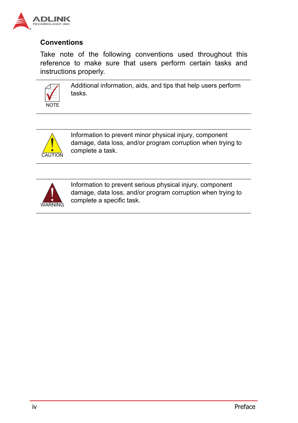 ADLINK PCI-8258 User Manual | Page 4 / 226