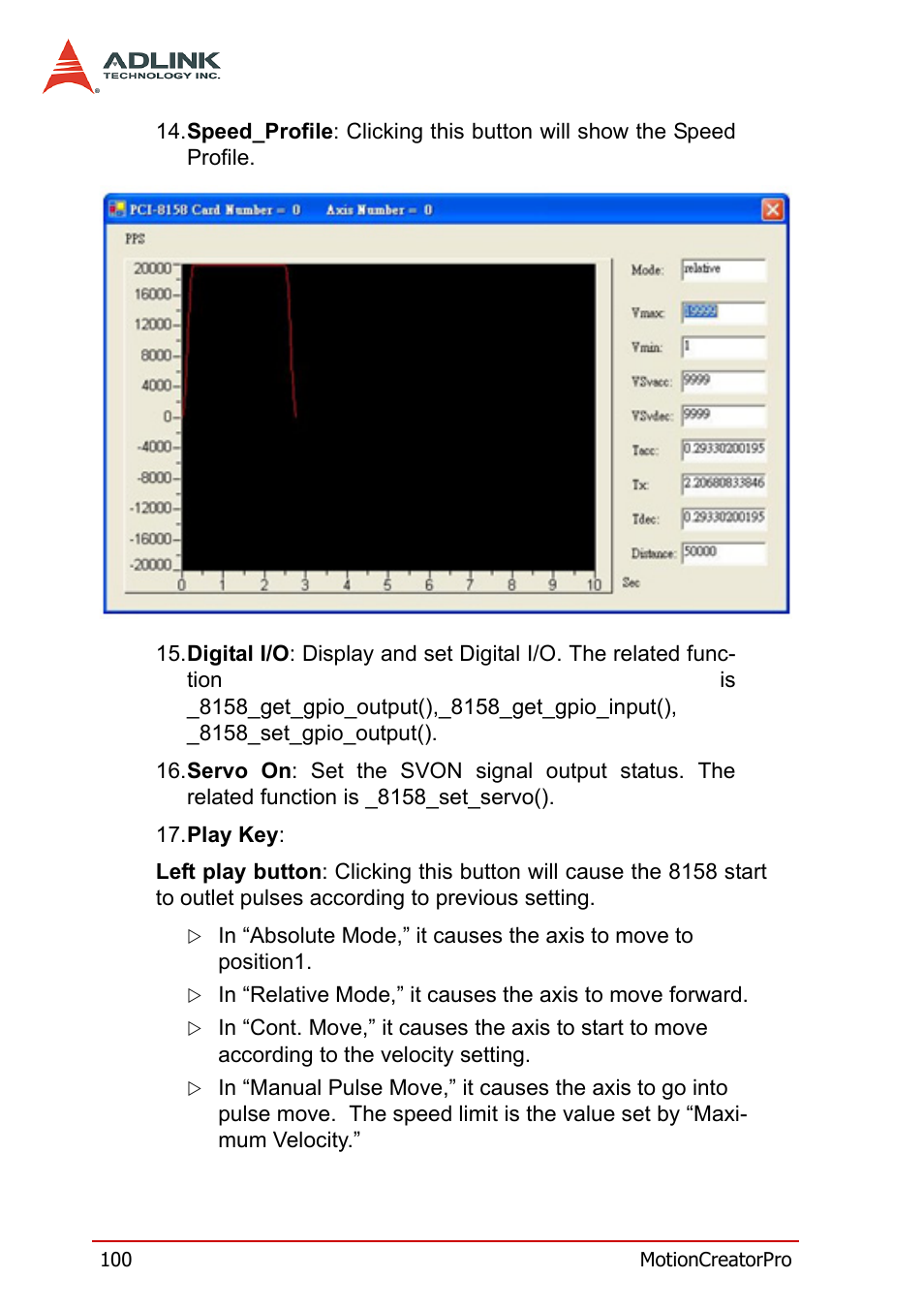 ADLINK PCI-8158 User Manual | Page 110 / 220