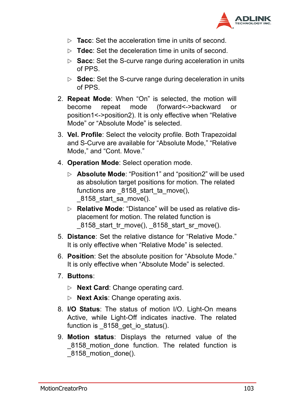 ADLINK PCI-8158 User Manual | Page 113 / 220