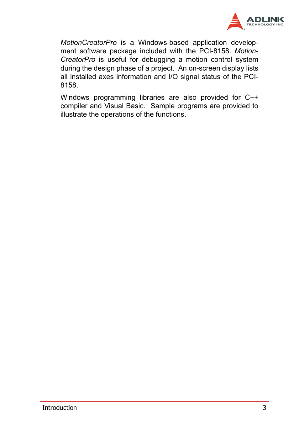 ADLINK PCI-8158 User Manual | Page 13 / 220
