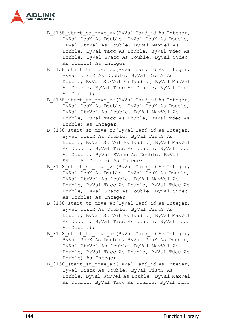 ADLINK PCI-8158 User Manual | Page 154 / 220