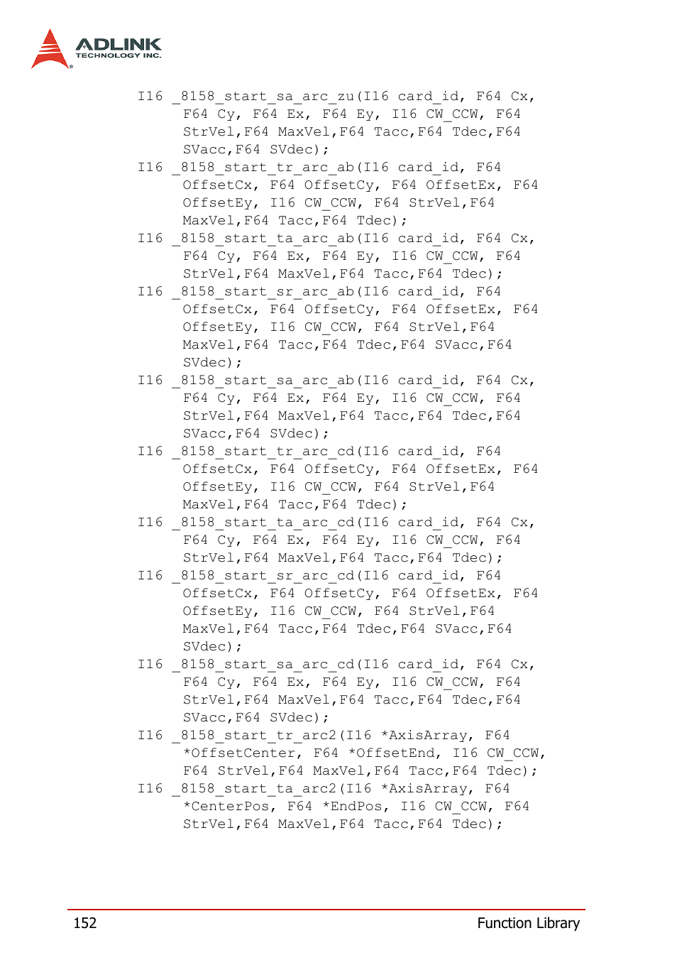 ADLINK PCI-8158 User Manual | Page 162 / 220