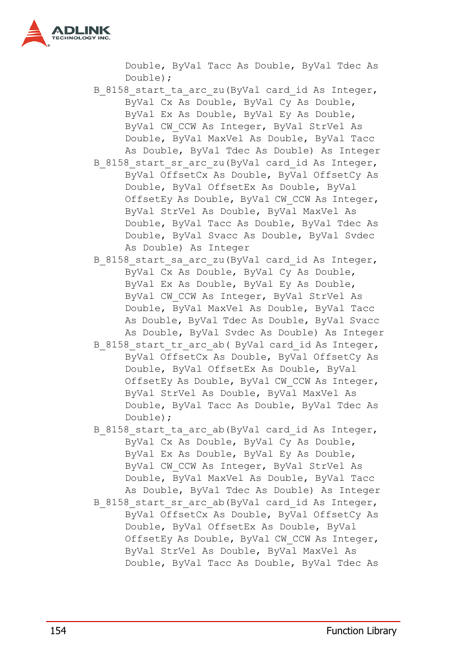 ADLINK PCI-8158 User Manual | Page 164 / 220