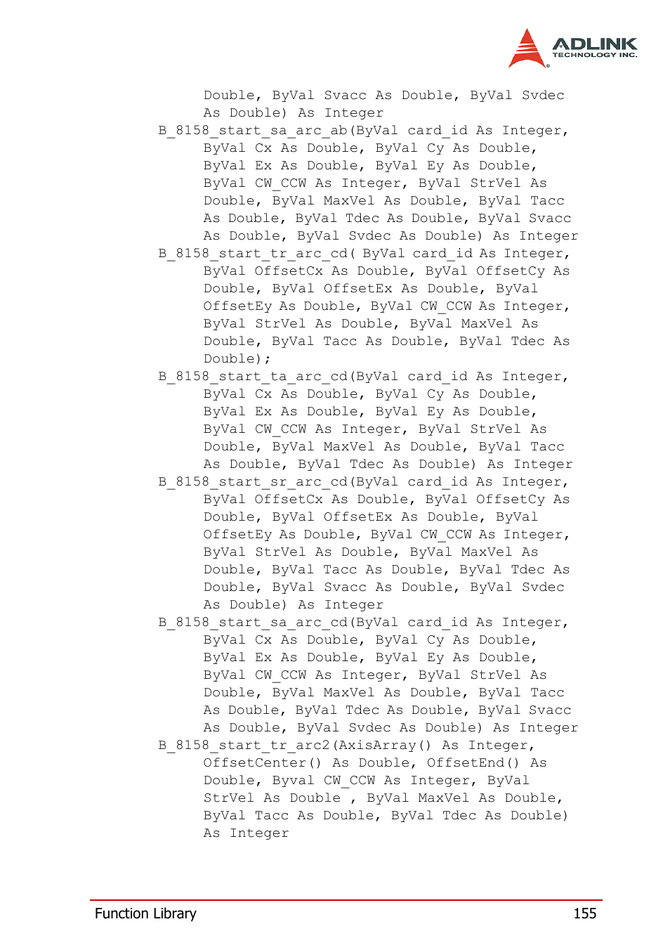 ADLINK PCI-8158 User Manual | Page 165 / 220