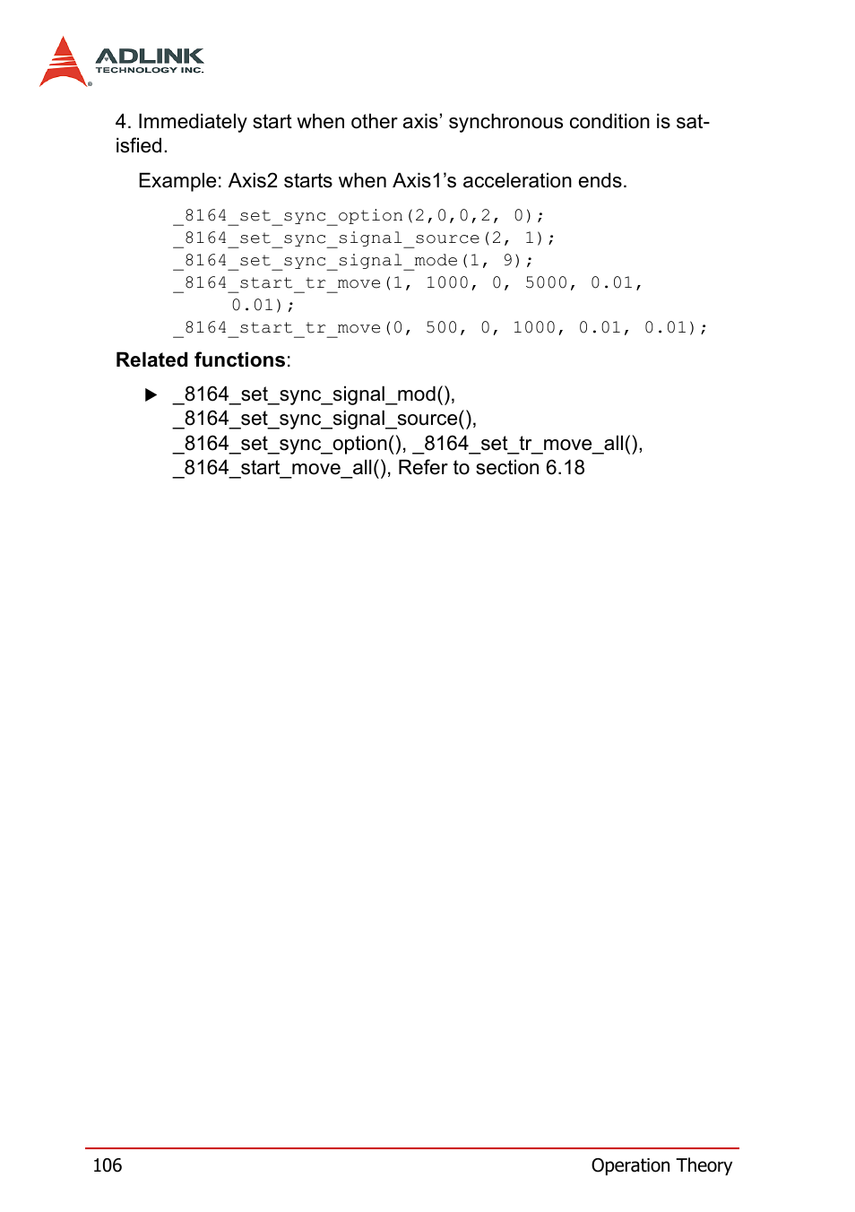 ADLINK PCI-8164 User Manual | Page 118 / 310