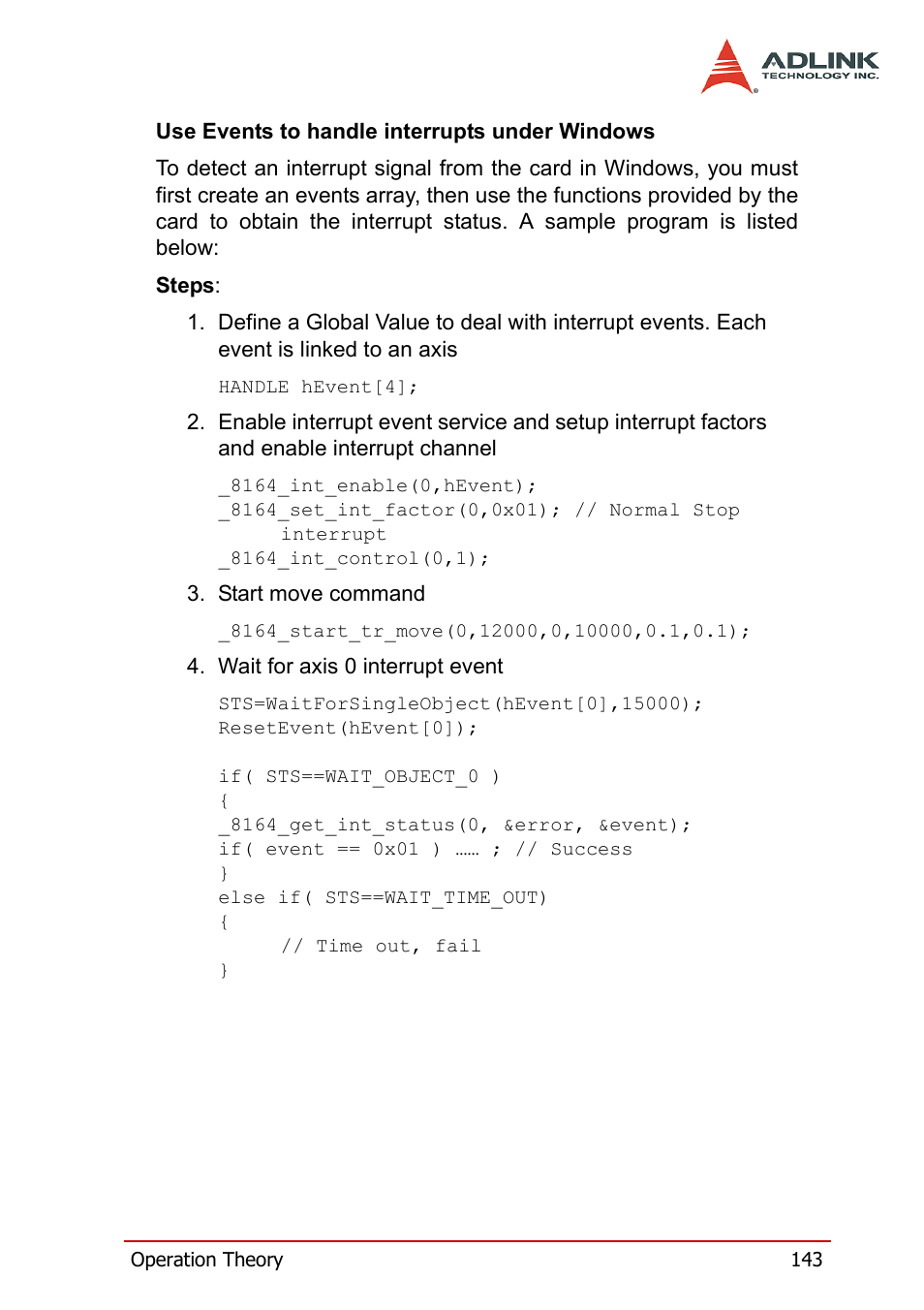 ADLINK PCI-8164 User Manual | Page 155 / 310