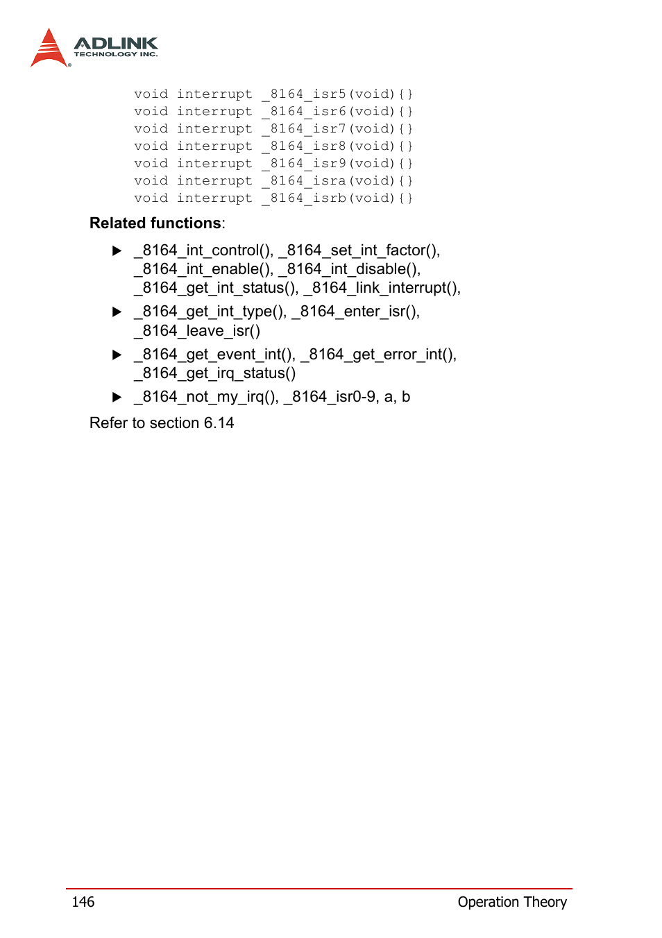 ADLINK PCI-8164 User Manual | Page 158 / 310