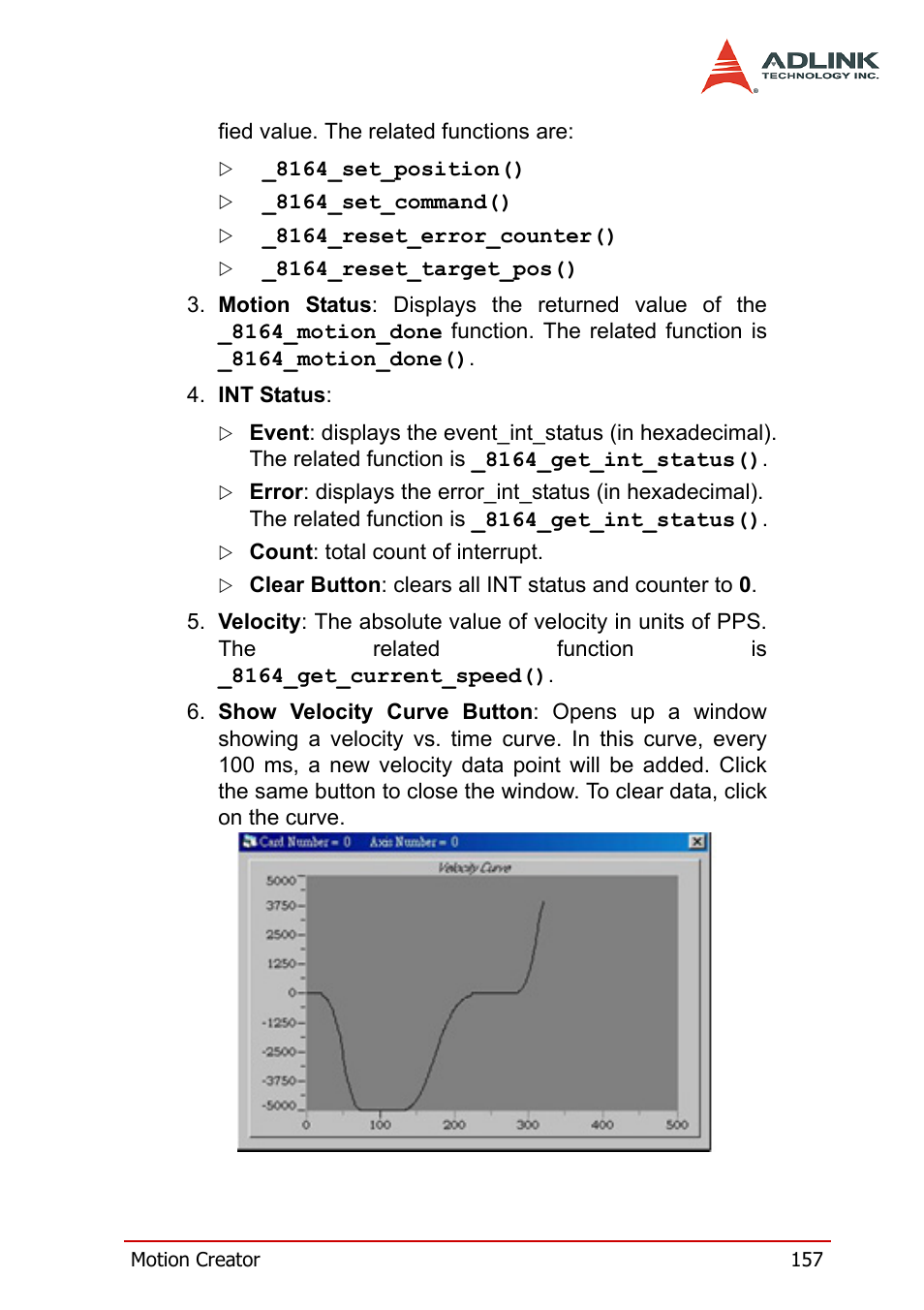 ADLINK PCI-8164 User Manual | Page 169 / 310