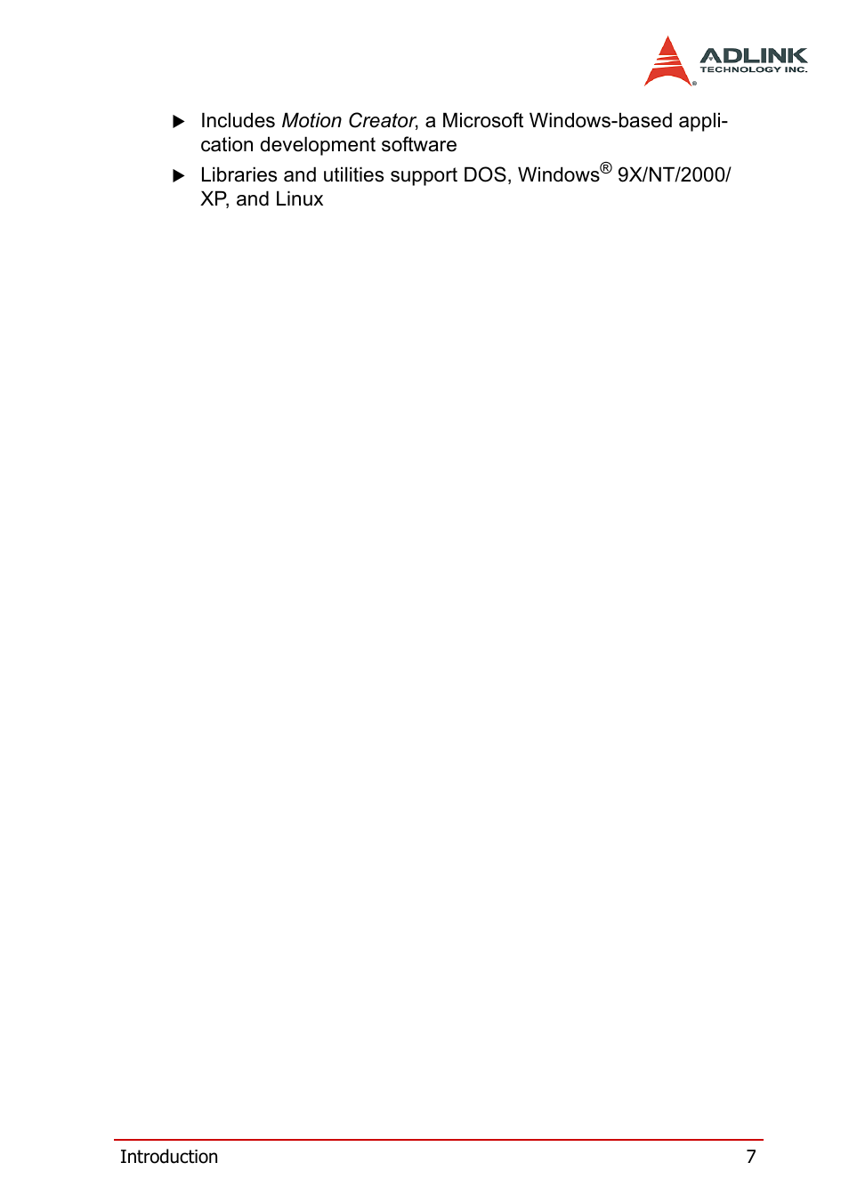 ADLINK PCI-8164 User Manual | Page 19 / 310