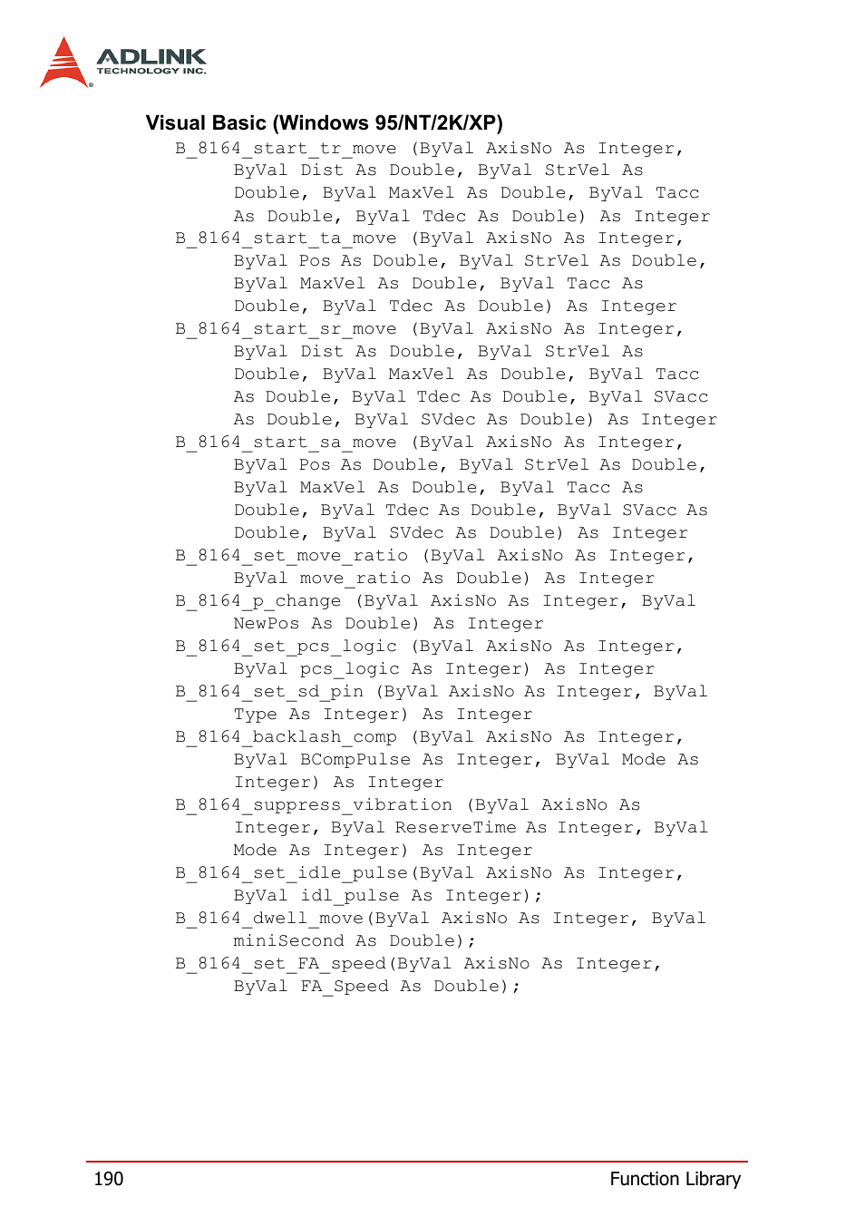 ADLINK PCI-8164 User Manual | Page 202 / 310