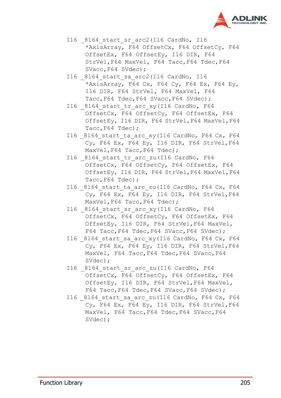 ADLINK PCI-8164 User Manual | Page 217 / 310